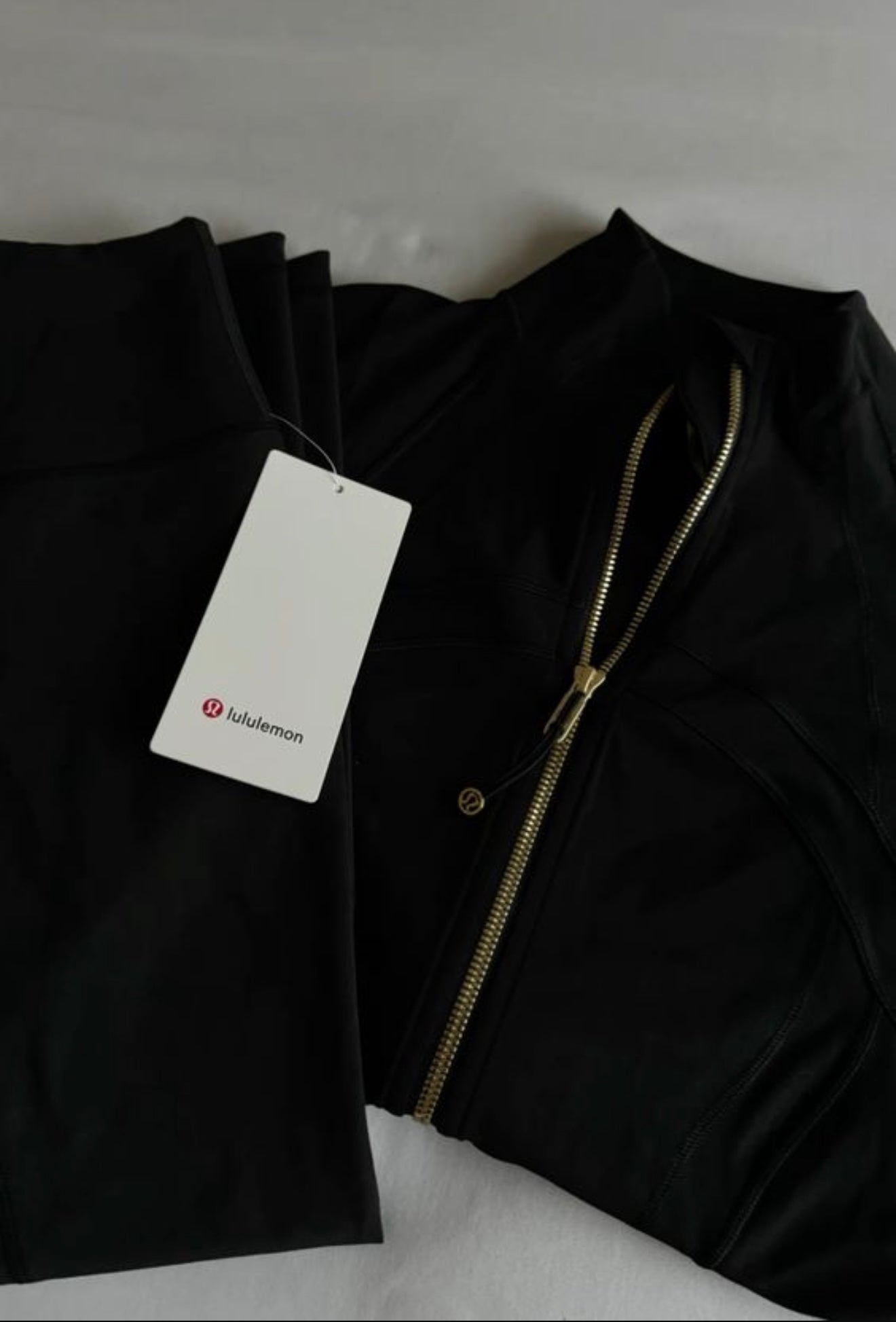 Black & Gold gym JACKET ONLY