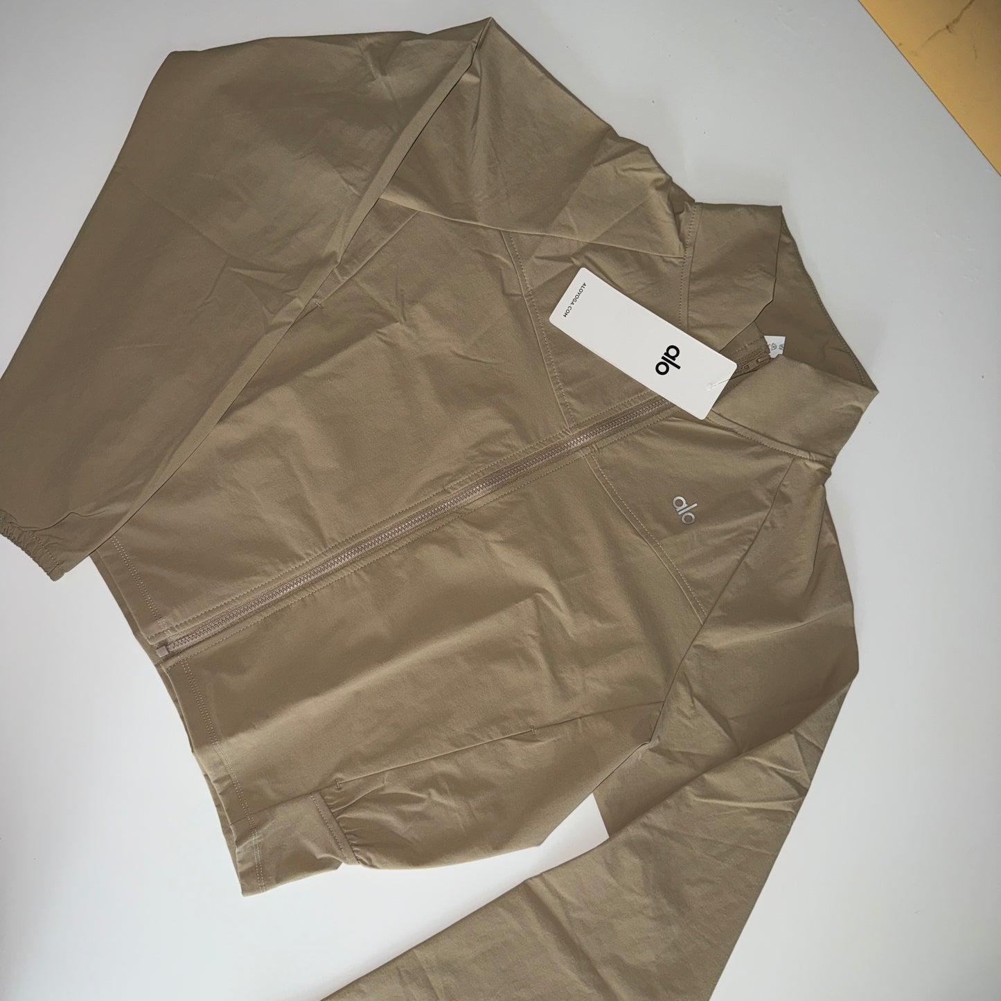 Beige Wind Breaker Jacket