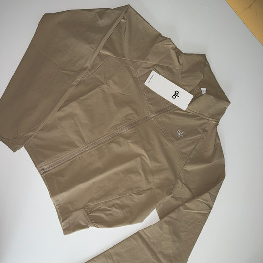 Beige Wind Breaker Jacket